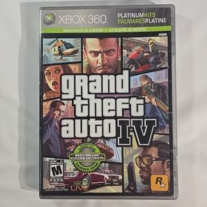 Microsoft Xbox 360 Grand Theft Auto IV - Black & Green Cover